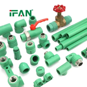 IFAN All Types PPR Fittings Plastic 20-110mm Hot and Cold Water Systems PPR Pipe and Fitting