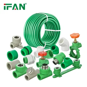 IFAN Factory PPR Pipes And Fittings Water Supply Polypropylene Green PPR Pipe Fittings DIN Ppr Fittings
