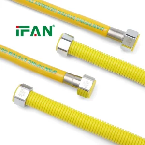IFAN High Pressure Flexible PVC LPG Gas Hose Pipe Stainless Steel Tubing