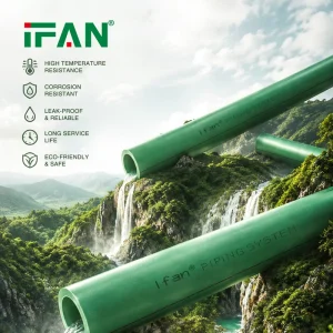 IFAN Manufacturer Plastic Tube 20-160mm Plumbing PPR Pipes for Cold and Hot Water