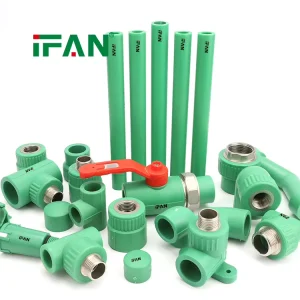 IFAN New Design Plastic Polypropylene Plumbing Materials 20 125MM PPR Water Pipes Fittings All Size PPR Fittings