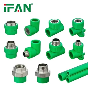 IFAN Plastic PPR Plumbing Materials Free Sample 20-110mm Polypropylene PPR Water Pipes Fittings PPR Fittings