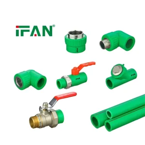 IFAN Plastic PPR Plumbing Materials Polypropylene PPR Water Pipes Fittings PPR Fittings