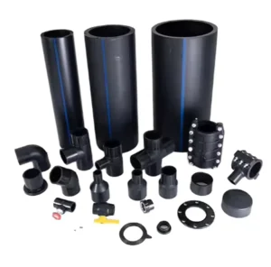 ISO 4427 PE Flexible HDPE Pipe DN20-DN630 SDR17 High Pressure 100% Virgin Material Water Supply Underground Drainage Pipes