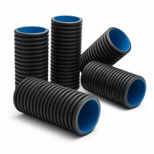 ISO CE Certified DN300 SN8 HDPE Double Wall Corrugated Pipe for Municipal High Load Underground Drainage Sewage Network