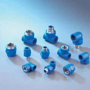 ISO Certified Alloy NPT Thread Fittings High Flow PPR Rust Resistant Pipe Fittings