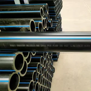 ISO4427 HDPE Plastic Pipe For Fish Farm Shrimp Farm 110 Mm 160 Mm 315 Mm 560 Mm Comfortable Hpde Hdpe Pipe