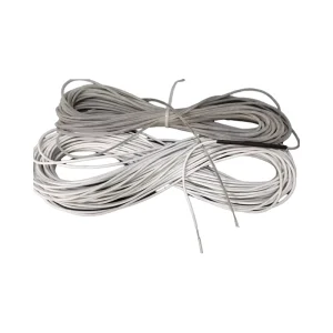 ISO9001 CQC Certified Industrial Silicone Heating Cable High Temp 200℃ Resistant Flexible Pipe Freeze Floor Heating Systems