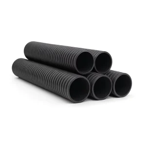 ISO9001 Certified DN500 SN8 HDPE Double Wall Corrugated Pipe for Municipal Stormwater Separation Drainage Pipeline