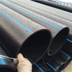 Impact Resistant Flexible High Pressure PE Water Supply Pipe DN200 HDPE Drinking Water Acid Alkali Resistant Pipeline