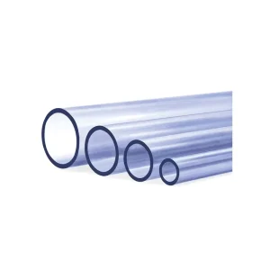Industrial Acid Alkali Resistant Transparent UPVC Pipe Fittings Clear DN20 Pipe for Laboratory Water Treatment System