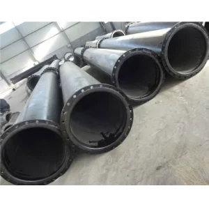 Industrial Durable Dredging Plastic Polyethylene HDPE UHMWPE Composite Coal Slurry Pipe With Flanges