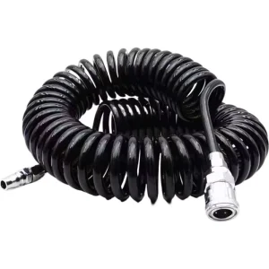 Industrial Flexible Polyurethane Pneumatic Air Hose Pipe 4mm 16mm Coil 8kgf/cm Working Pressure 24kgf/cm Rupture Pressure 1