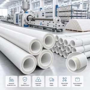 Industrial Grade Reinforced Extra Strong Linear Expansion Control for Large Scale Infrastructure Plumbing PPR Glass Fiber Pipe