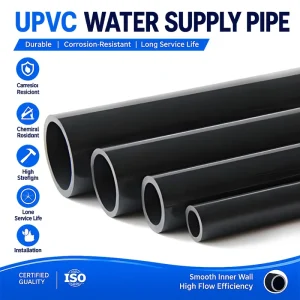 Industrial Grade UPVC Water Supply Pipe High Pressure Plastic Pipeline for Irrigation and Municipal Waterworks