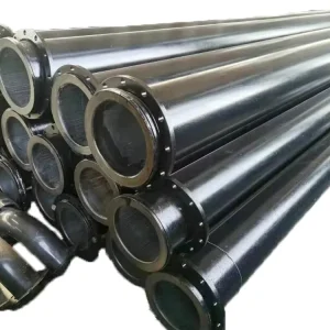 Industrial High Density Steel Plastic UHMW PE Composite Sewage Pipe Tube
