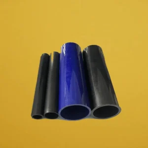 Industrial High Pressure PVC PE HDPE Round Pipe Custom Thickness Black Gray Color Heavy Duty CE Certified