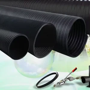Industrial Machines PE DWC Double Wall Corrugated Pipe Production Line Water Gasoline Sewage Energy Saving Plastic Extruders