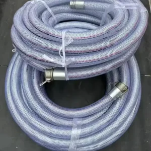Industrial PVC Steel Wire Hose Oil Resistant Acid & Alkali Resistant for Chemical Liquid Delivery Factory Direct