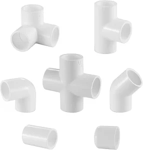 Industrial PVC/UPVC Smooth Surface High Pressure Water Pipe Fittings DN20-DN630 ASTM Standard UV Resistant Corrosion-resistant