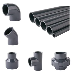 Industrial Plastic Tube UPVC Pipe DIN/ANSI ASTM Standard Water Drainage PVC Pipe Fittings