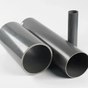 Industrial Plastic Tube UPVC Pipe DIN ANSI Standard Water Drainage PVC Pipe OEM High Quality PN16 SCH80 for Water Supply Grey