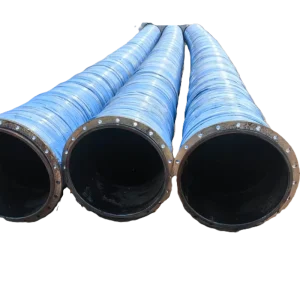 Industrial Rubber Hose High Pressure Resistant Flexible for Water Air Oil Agricultural Rubber Hose 25mm 200mm 0.6MPa 2.0MPa