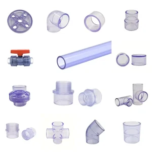 Injection-Molded Transparent UPVC Plastic Fittings High Pressure Anti-Corrosion PVC Pipe Tees Flanges PN10 PN16 OEM ODM DIN ANSI
