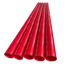 Inner & Outer Plastic Coated Fire Fighting Steel Pipe Corrosion Resistant Epoxy Powder Coated Carbon Steel Pipe Water Supply