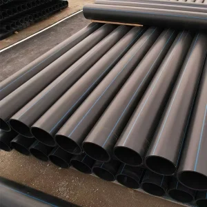 SDR17 SDR13.6 Black PE100 HDPE Pipes PN16 High Pressure Water Tubes Plastic Pipe