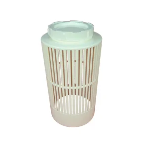J009 High Density Culture Fish Siphon Pond Sewage Outlet Floor Drain Filter Basket Long Hole Elegant Flower Drain Pipe Fittings