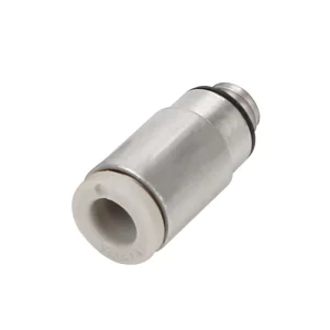 KQ2S Series Type Nickel-Plated Plastic Push-in Fittings White Straight Internal Thread Pneumatic Pipe Joint