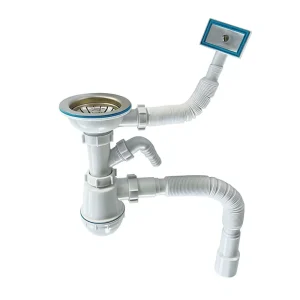 Kitchen Sink Plastic White Modern Polished 1 1 2 Water Siphon Sink Drain Trap Basin Drainer