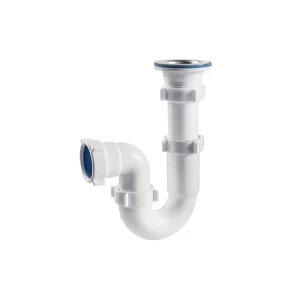 Kitchen Sink Waste Drain Pipe Stainless Steel and Plastic Sink Siphon Waste Drainer