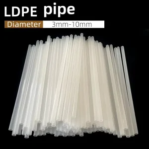 LDPE Flexible Transparent Tube Low Density Polyethylene Extruded Tubing Customizable Size Factory Production PE Tube Soft Pipe