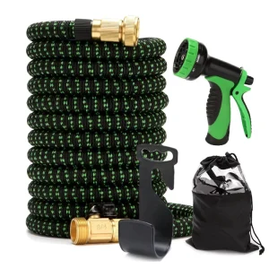 LGL LGL 048 Cross border Plastic Garden Car Wash High pressure Water Gun Magic Self retracting Telescoping Hose Hose