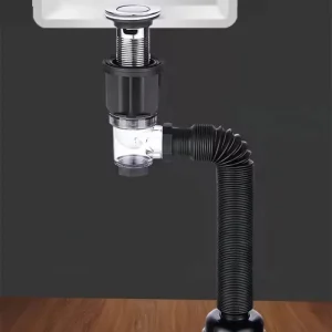 LOW MOQ Vertical Basin Drainer Sink Drain Cover Filter Sink Plug Floor Drain Flexible Drain Hose