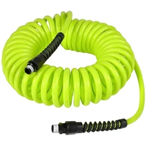 Lanboom Hose Factory Outlet 1 4″ Flexible and Abrasion Resistant Polyurethane Recoil PU Spiral air Hose