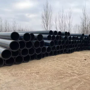 Large Bore Polyethylene Plastic Pipe for Thermofusion Joining