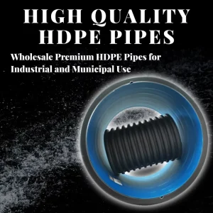 Large Caliber HDPE Corrugated Pipe for Flood Control Systems