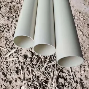 Large Diameter 8″ PVC Rainwater Collection Pipe 6-24″ Drain Plastic Waste Polyvinyl Chloride Pipes 200mm for Drainage