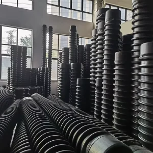 Large Diameter DN400 SN8 Corrugated HDPE Plastic Drainage Pipe PE Polyethylene Road Culvert Drainage Culvert Pipe