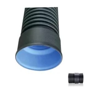 Large Diameter DN600mm S1 S2 SN8 SN10 SN12.5 Polyethylene HDPE Double Wall Corrugated Pipe for Drainage and Sewage