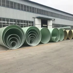 Large Diameter FRP GRP Pipe for Underground Sewage Drainage Corrosion Resistant Lightweight High Strength Fiberglass Pipe