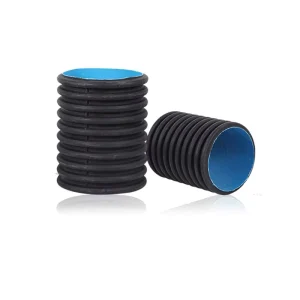 Large Diameter HDPE Double Wall Corrugated Pipe DN500 Buried Sewage Rainwater Discharge Pipe Corrosion Resistant Anti Aging
