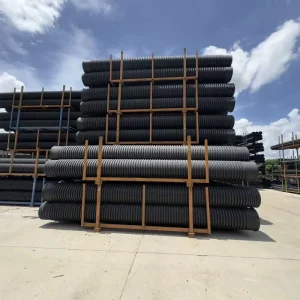 Large Diameter HDPE Double Wall Corrugated Pipe S1 Plastic Drainage Sewer Pipe for Municipal Sewage Stormwater Drainage
