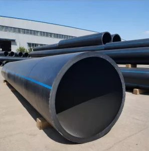 Large Diameter HDPE Pipe 125mm 2000mm EN 12201 Certified Flexible Durable Environmentally Friendly For Industrial Municipal Use