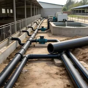 Large Diameter High Density Pipe PN10 HDPE Pipes for Building Municipal Drainage Sewer Systems