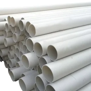 Large Diameter PVC Drain Pipe White Plastic Sewage Rainwater Blowdown Pipe for Municipal Engineering Buried Groundwater Buried