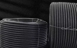 Large Diameter Plastic Corrugated Hose Cable Carrier Made of PE PP PA Nylon Flame Retardant Wire Protection Conduit